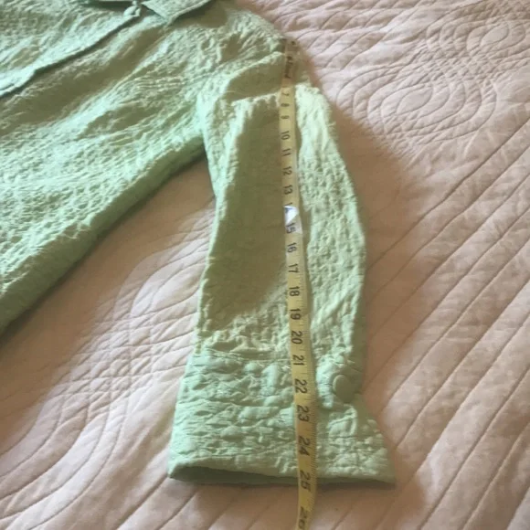 Coldwater Creek Silk Quilted Jacket Size PL Large Petite - Picture 12 of 17